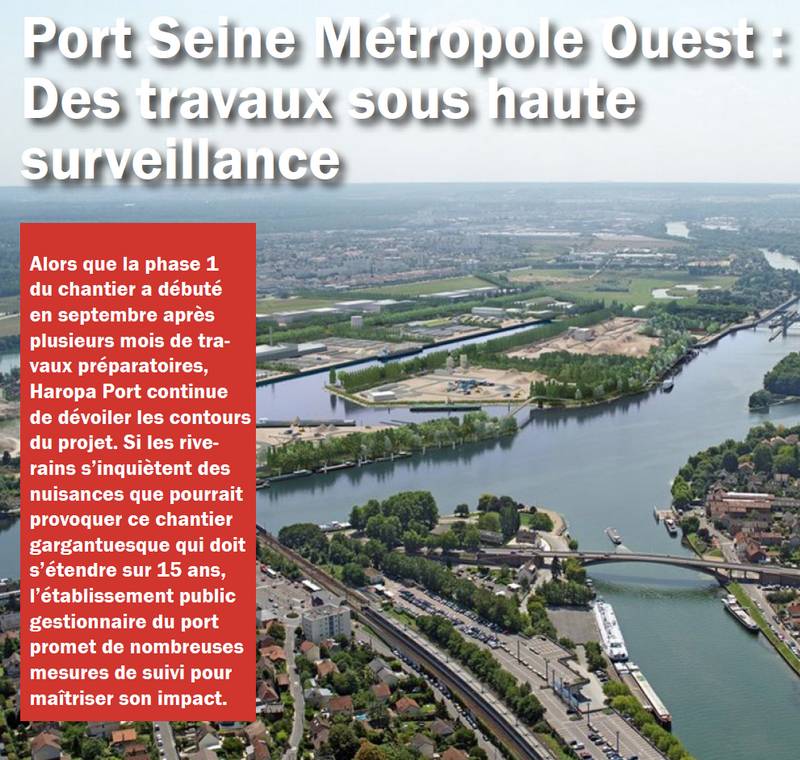 Le projet de plate-forme portuaire multimodale de Haropa Port